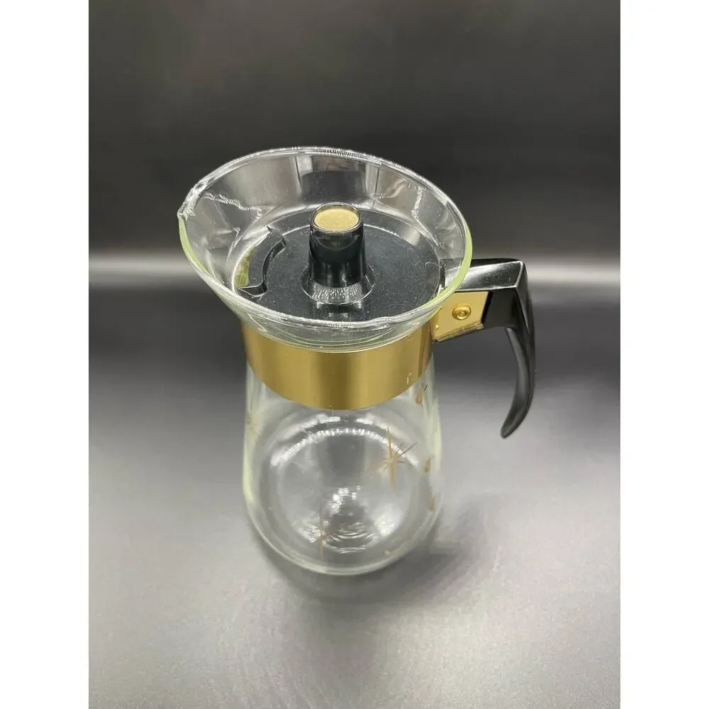 Vintage MCM Corning Carafe Starburst Atomic